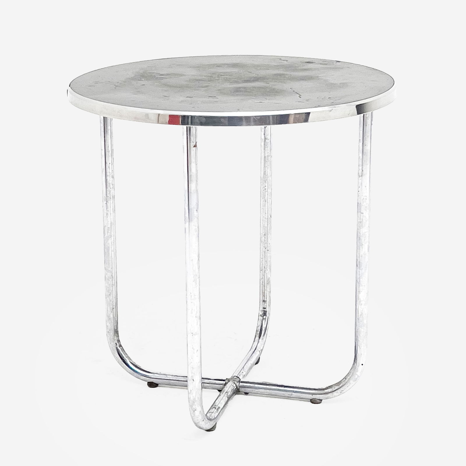 Modernist Chrome Side Table (1 of 6)