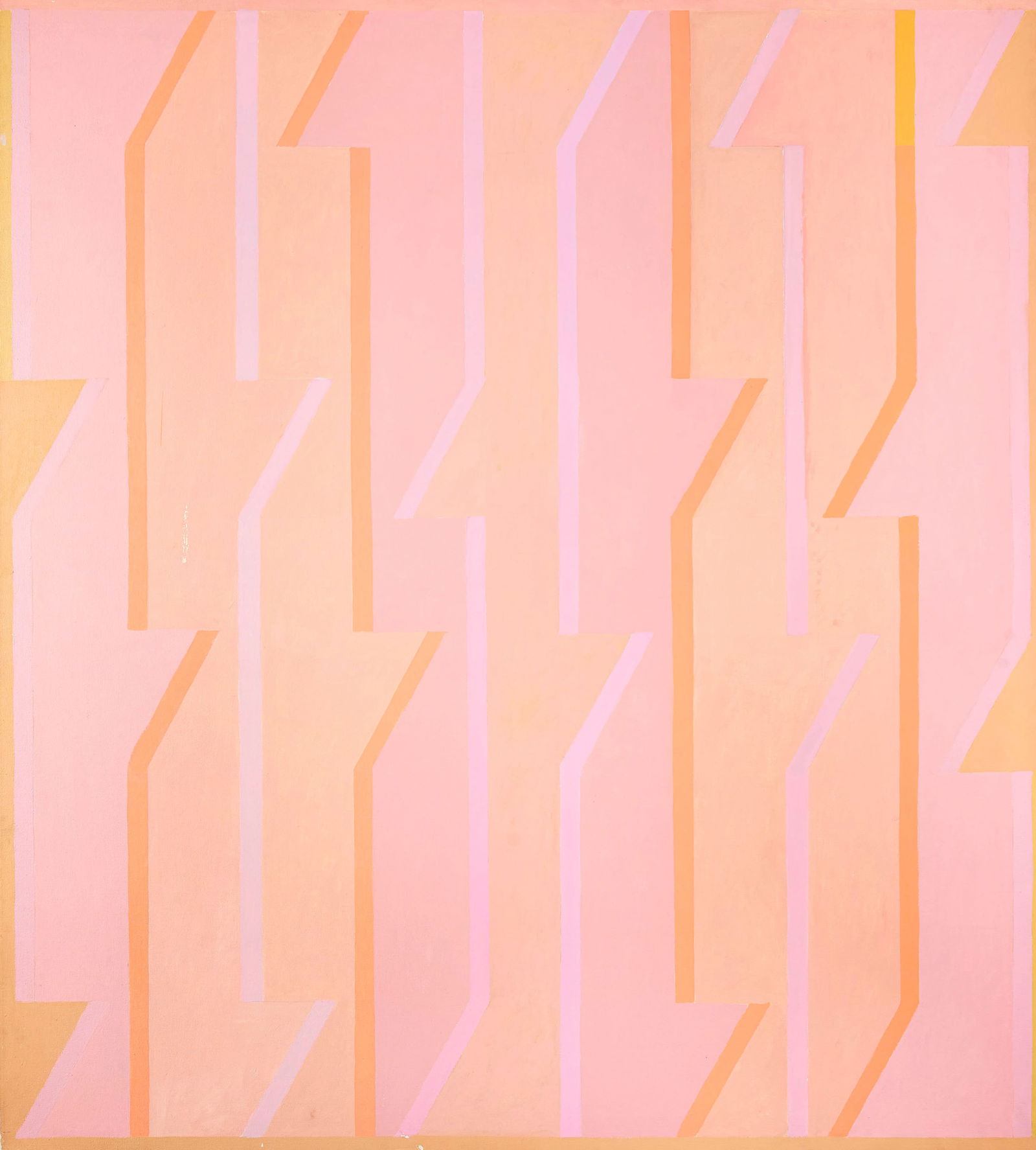 Michael Loew - Apri-Ka: Lot 35 Michael Loew American (1907-1985) Apri-Ka (1974) oil on canvas signed verso 60 x 54 inches unframed Provenance: From a private collection, by descent from the artist's estate