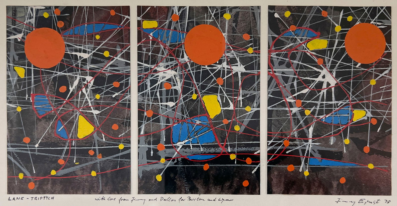 Jimmy Ernst - Lane - Triptych (1 of 4)