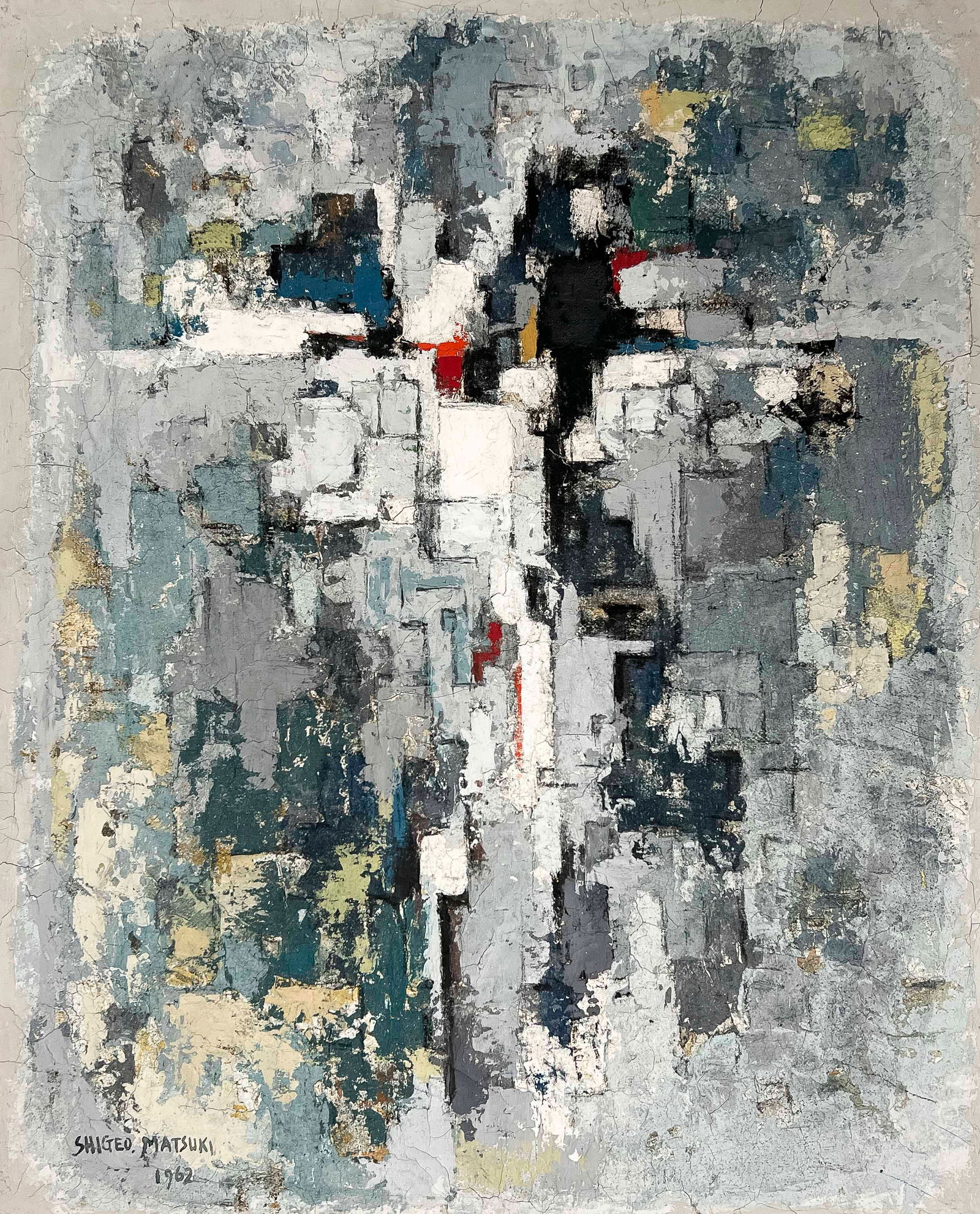 Shigeo Matsuki - Untitled (Composition in Gray and Blue) (1 of 4)