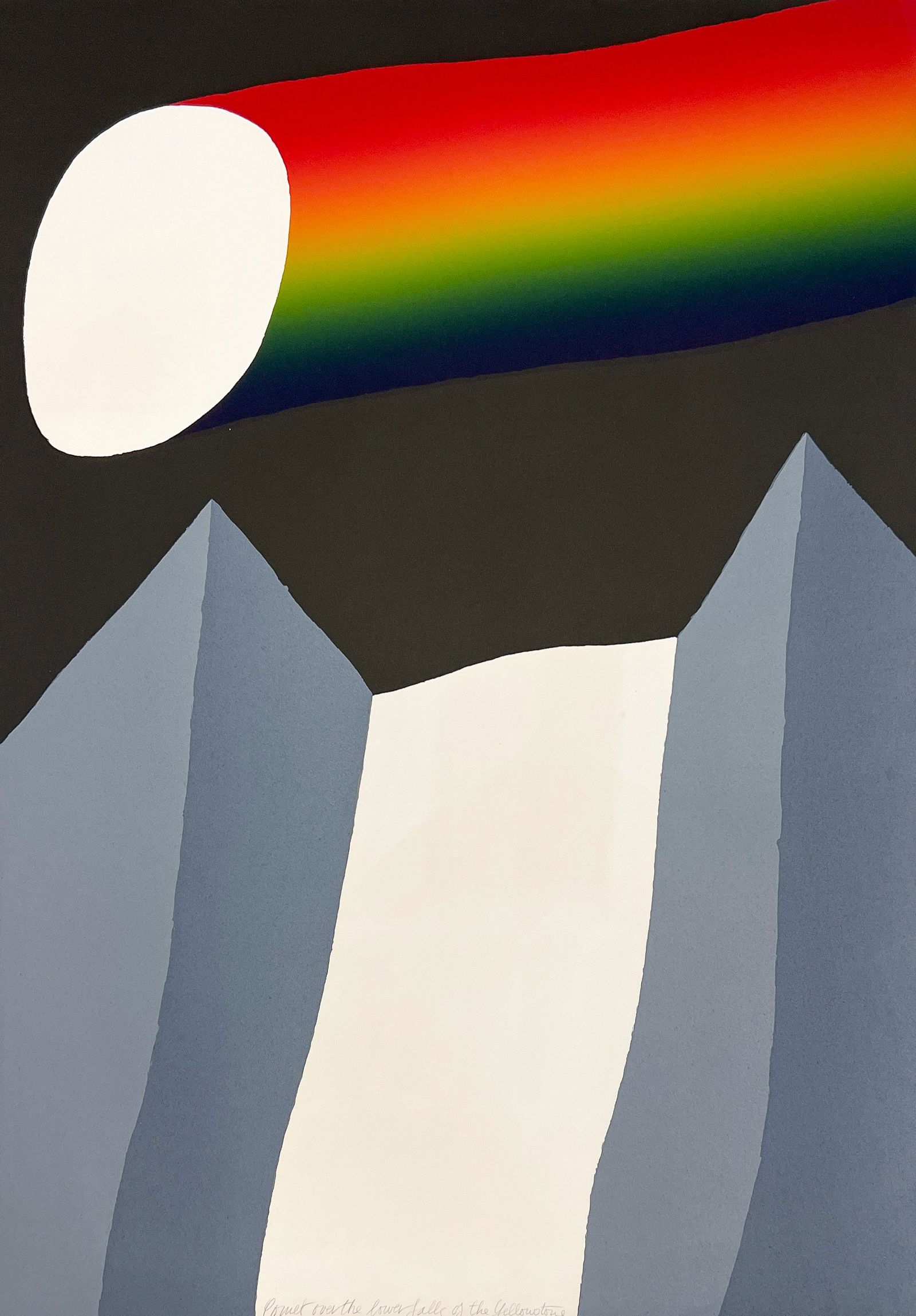 Carol Summers - Comet over the Lower Falls of Yellowstone (1 of 4)