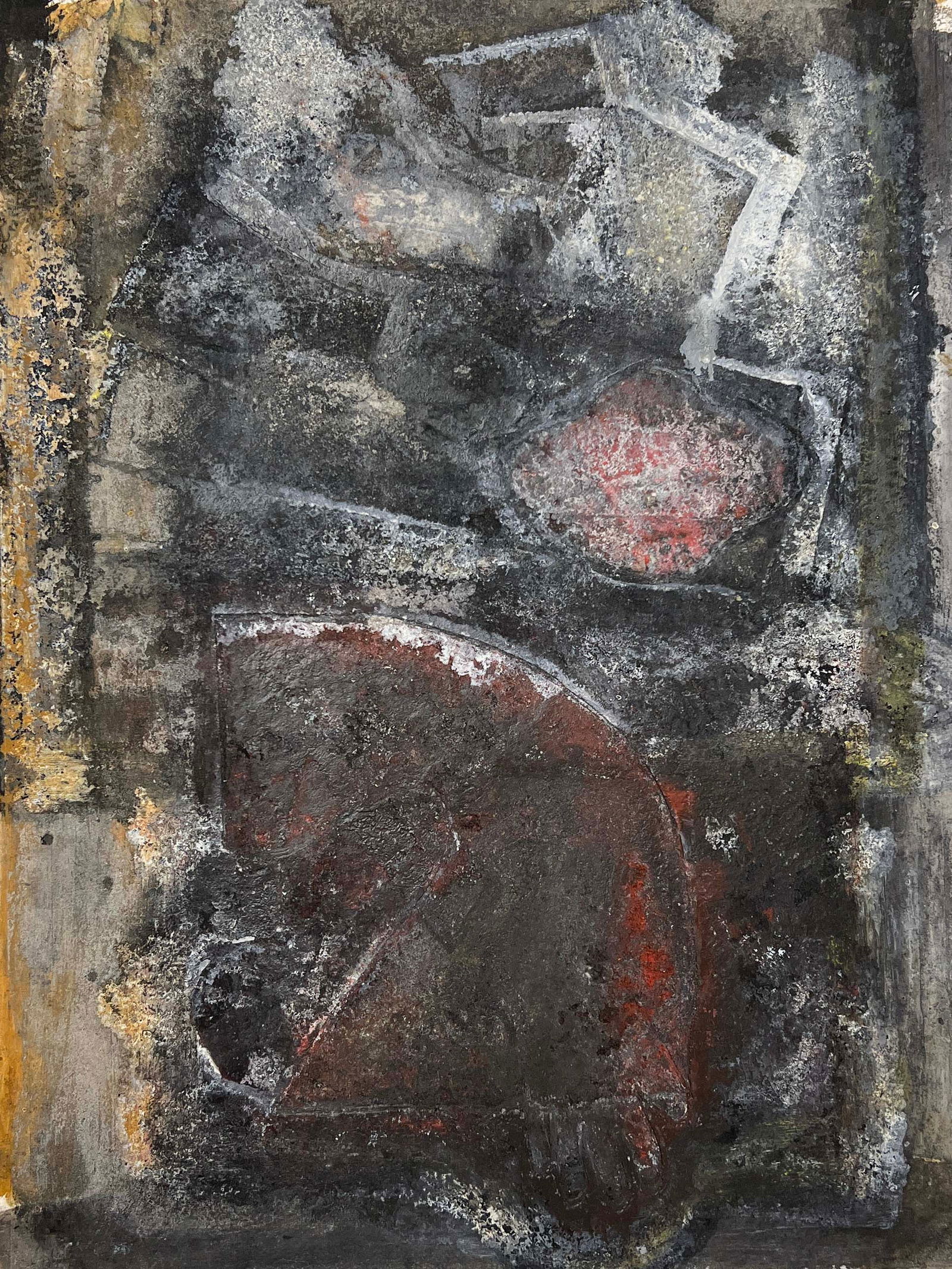 John Walker - #7: Lot 140 John Walker British (b. 1939) #7 (1991) monoprint signed lower right 50 x 40 inches unframed Provenance: From a Private Collection