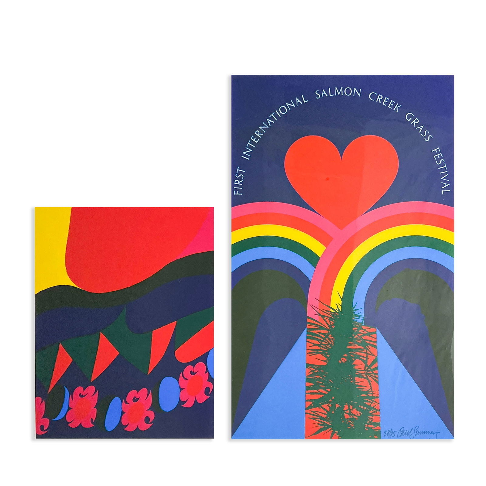 Carol Summers - First International Salmon Creek Grass Festival Poster / Untitled (Landscape) (2 (1 of 4)