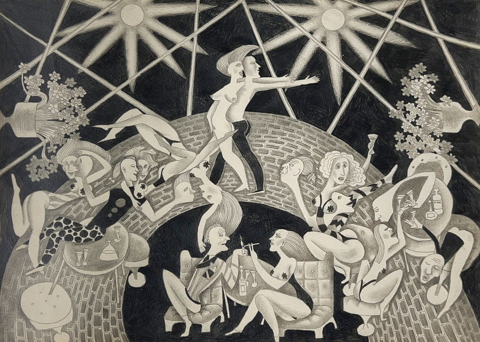 Unknown Artist - Untitled (Figural Composition) (1 of 4)