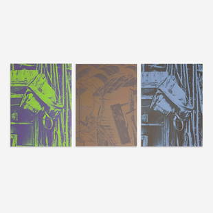 Paul Sarkisian - Untitled (Compositions), Group of 3: Lot 211 Paul Sarkisian American (b. 1928) Untitled (Compositions), Group of 3 lithograph each signed verso and editioned sheet (each): 36 x 28 inches unframed Provenance: From a Private Collection