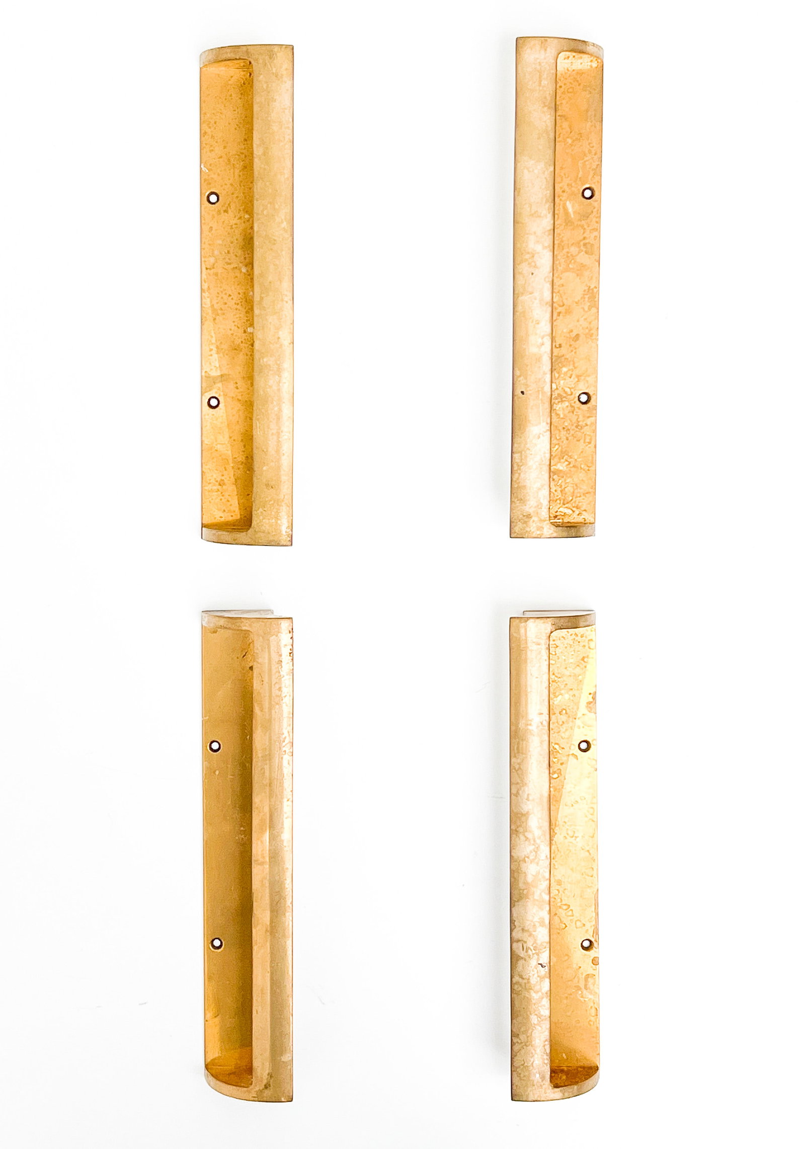 Art Deco Brass Door Pulls, Group of 4 (1 of 5)