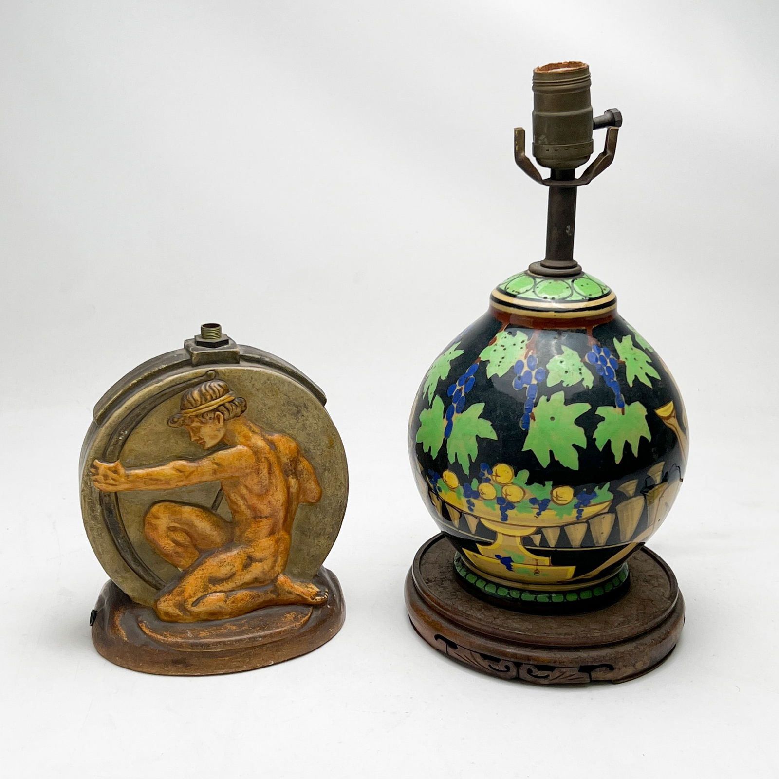 Compton Pottery Guildford Lamp Bases, Group Of 2 Auction