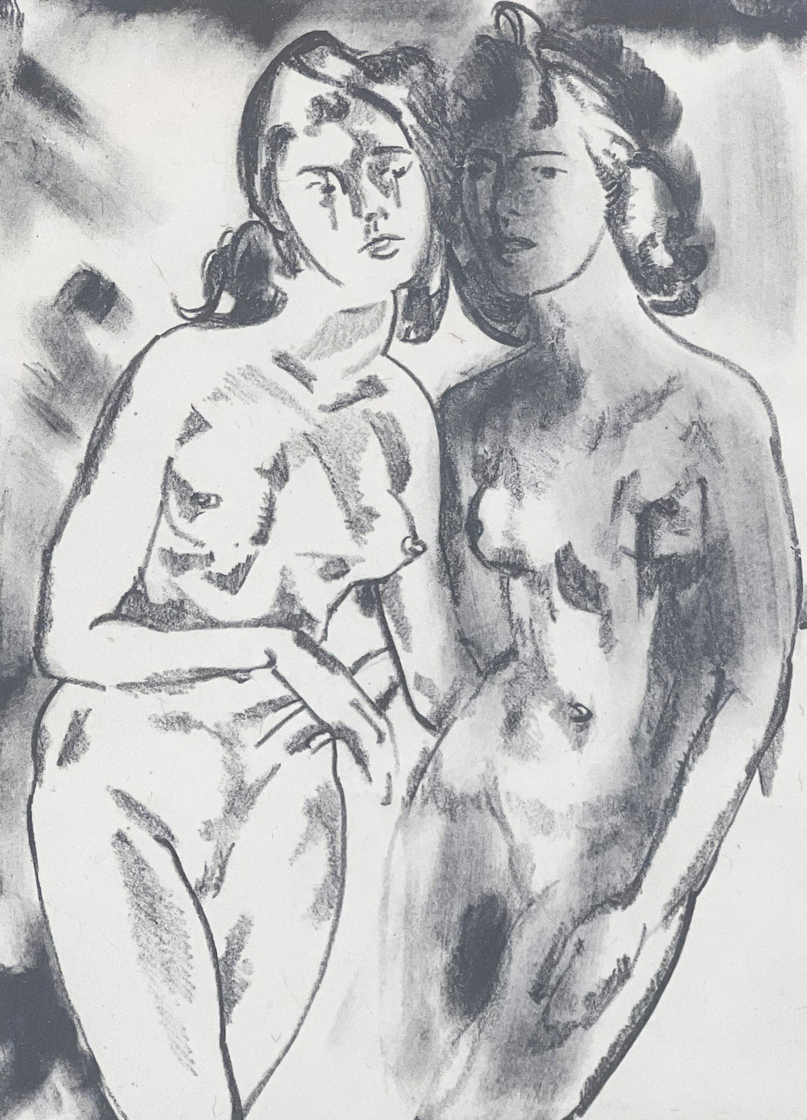 Arthur Bowen Davies - Untitled (Two Female Nudes) (1 of 5)