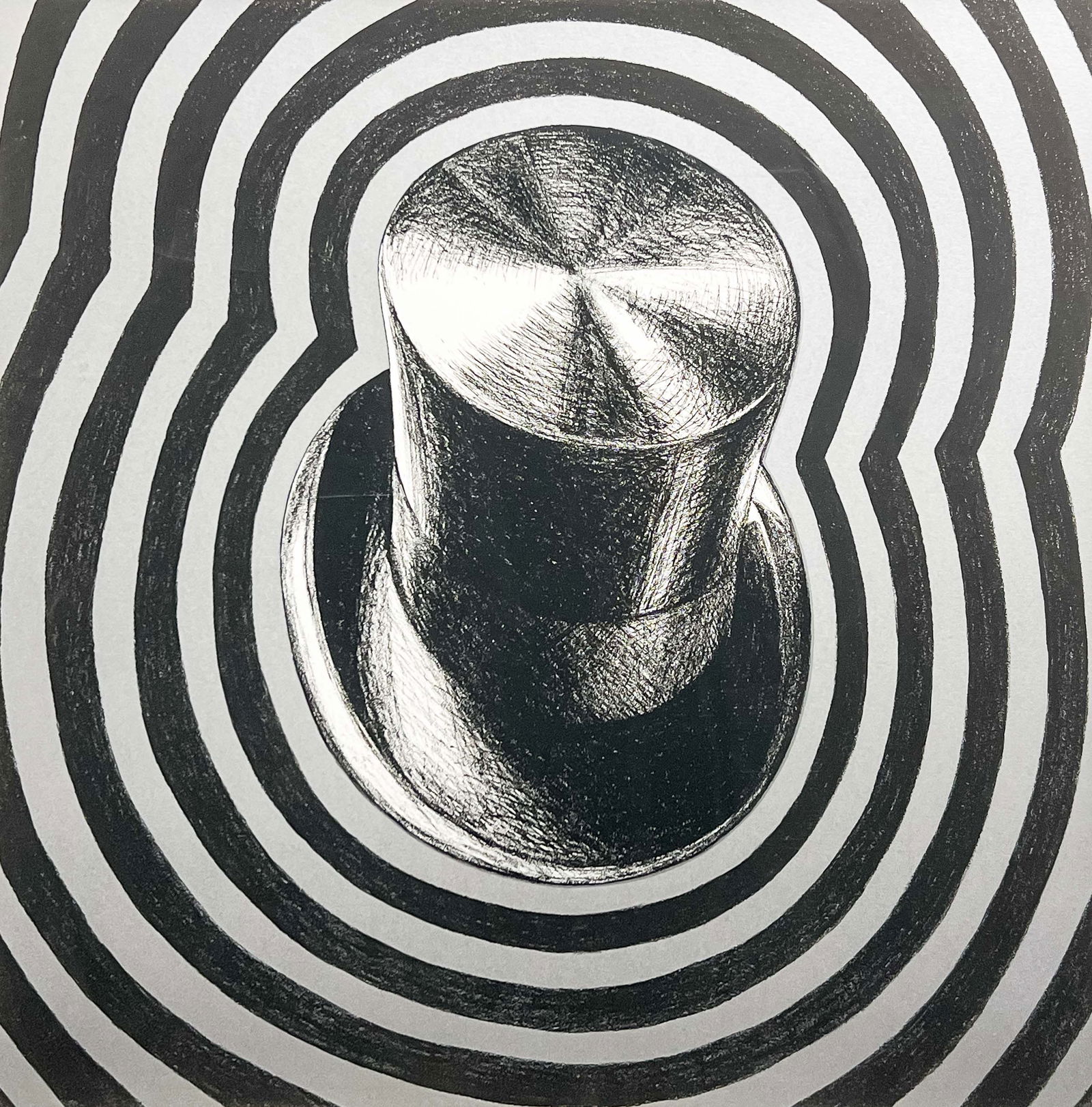 Lowell Nesbitt - Top Hat, Bicentennial Hats Series (1 of 3)