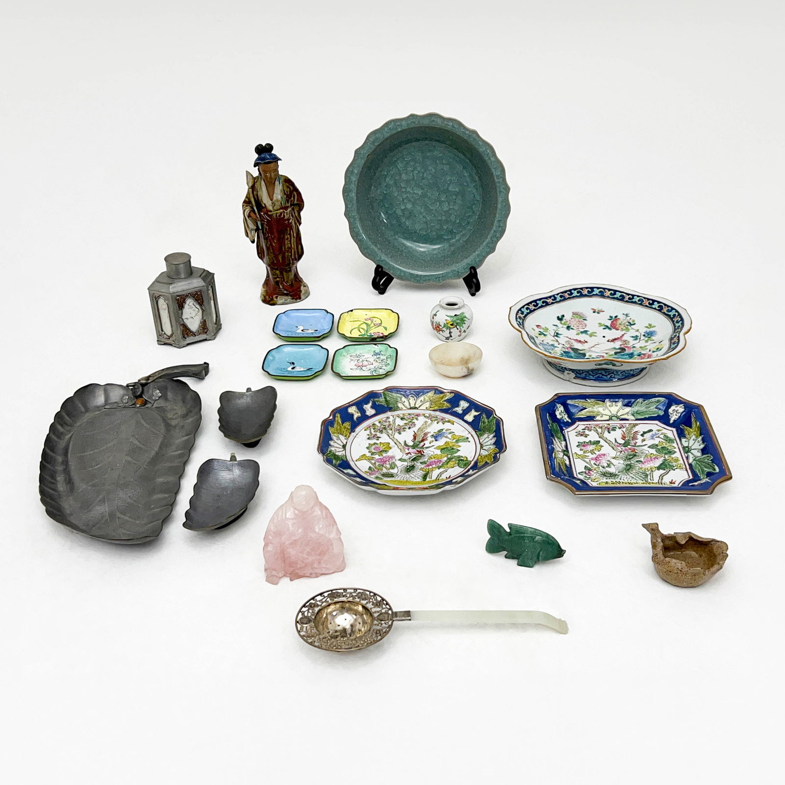 Hard Stone and other Asian Articles and Artifacts, Group of 19 (1 of 3)