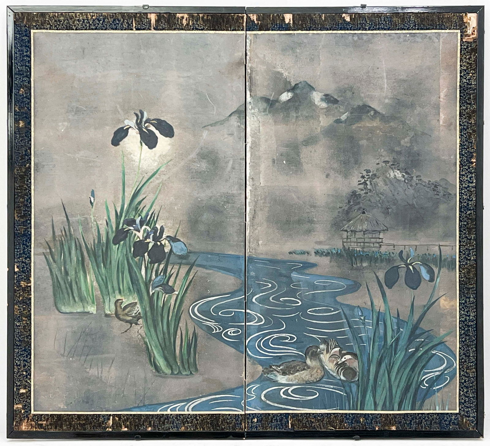 Japanese - Two Panel Table Screen (1 of 4)