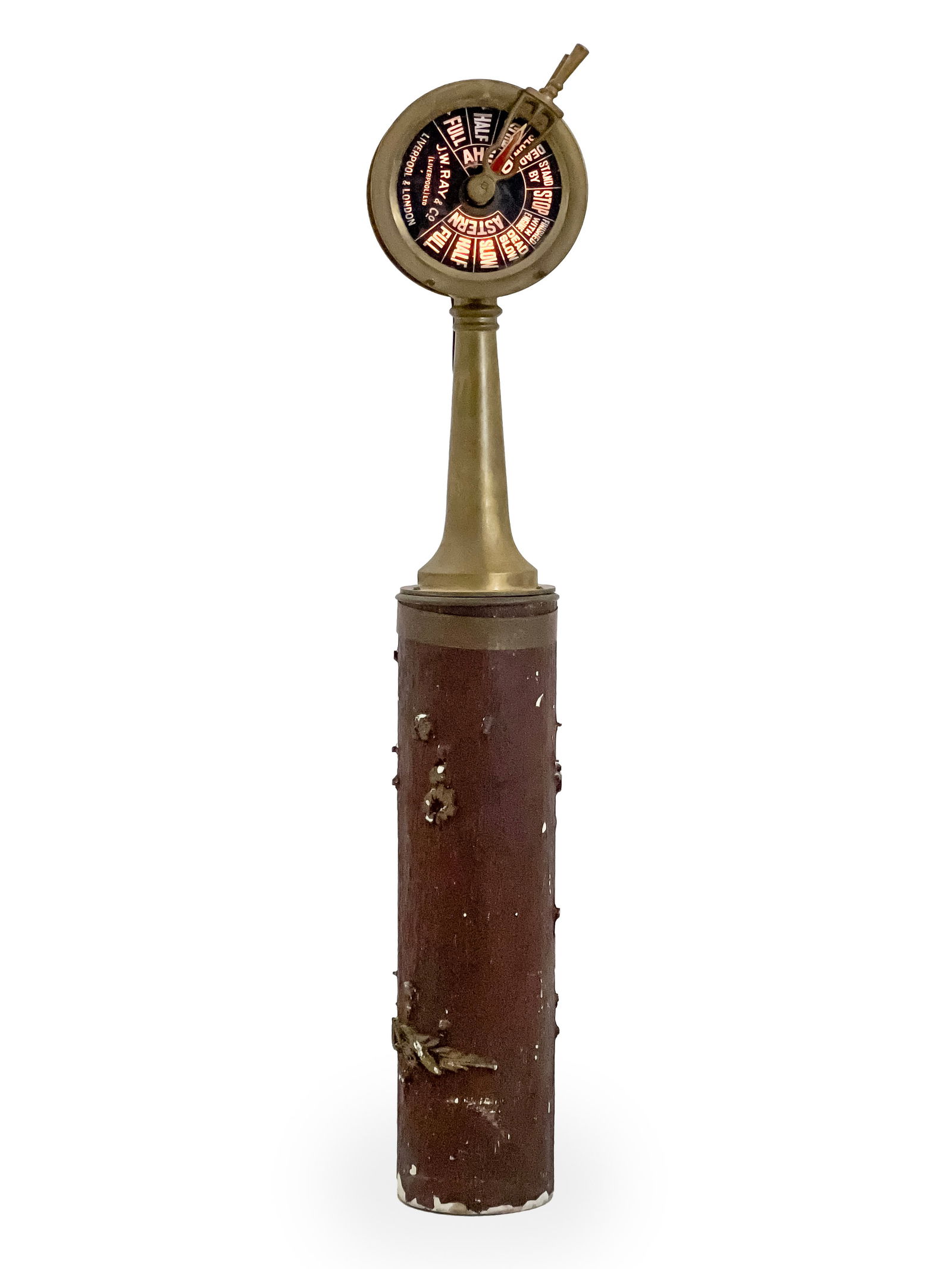 J.W. Ray & Co. Brass Ship's Telegraph (1 of 7)