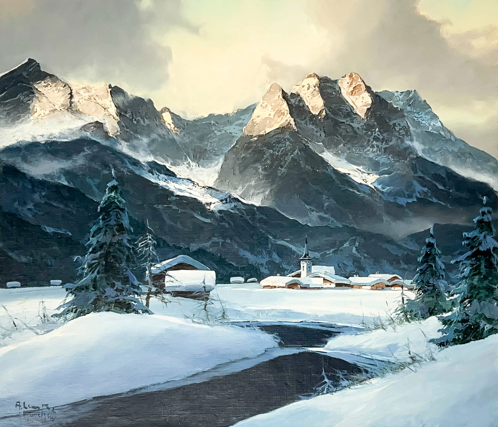 Arno Lemke - Untitled (Mountain Village) (1 of 4)