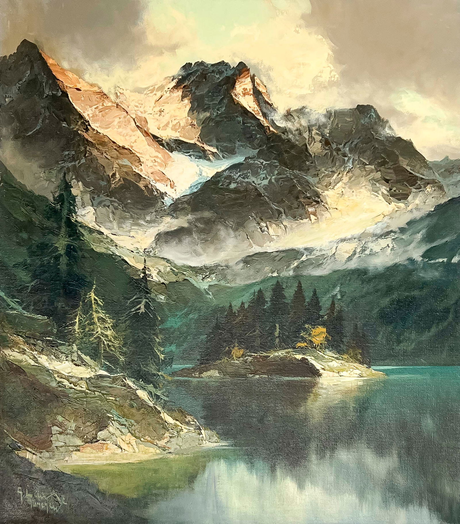 Arno Lemke - Untitled (Alpine Lake) (1 of 4)