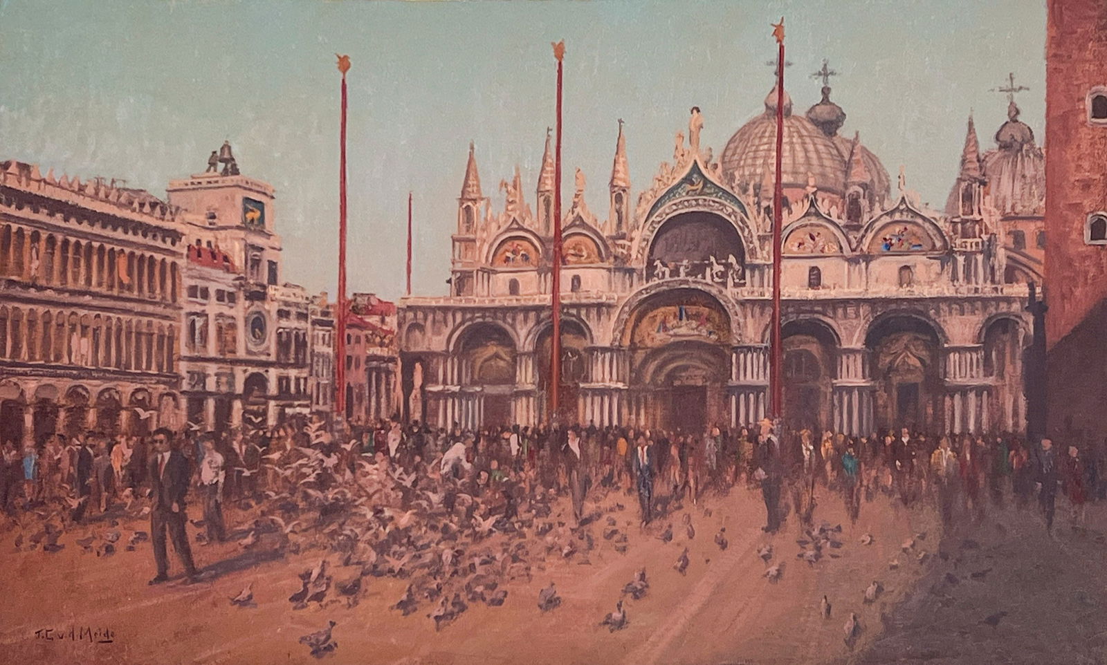 J.L. van der Meide  - Venice, St. Marks Square (1 of 3)