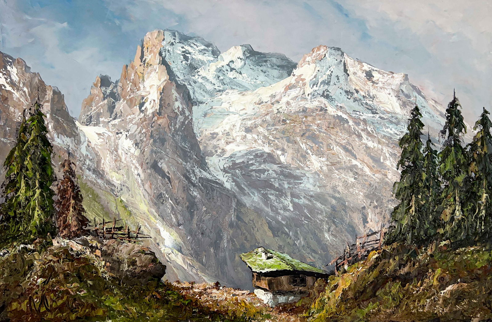 Herbert August Uerpmann - Cabin in the Mountains (1 of 3)