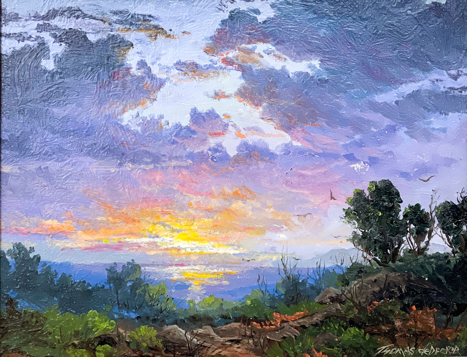 Thomas A. DeDecker  - Lakeside Sunrise (1 of 4)