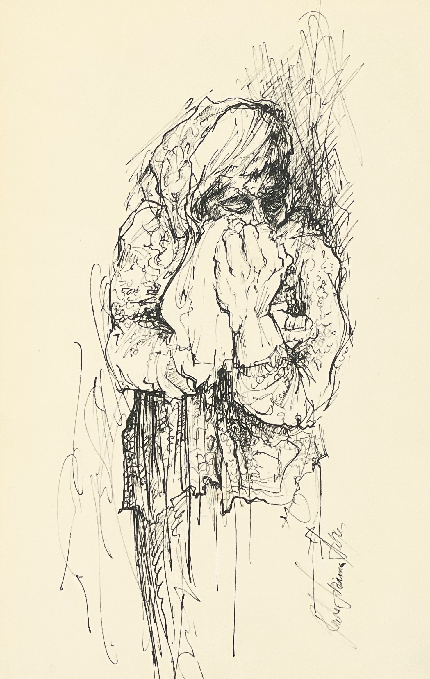 Unknown Artist - Woman Crying (1 of 5)