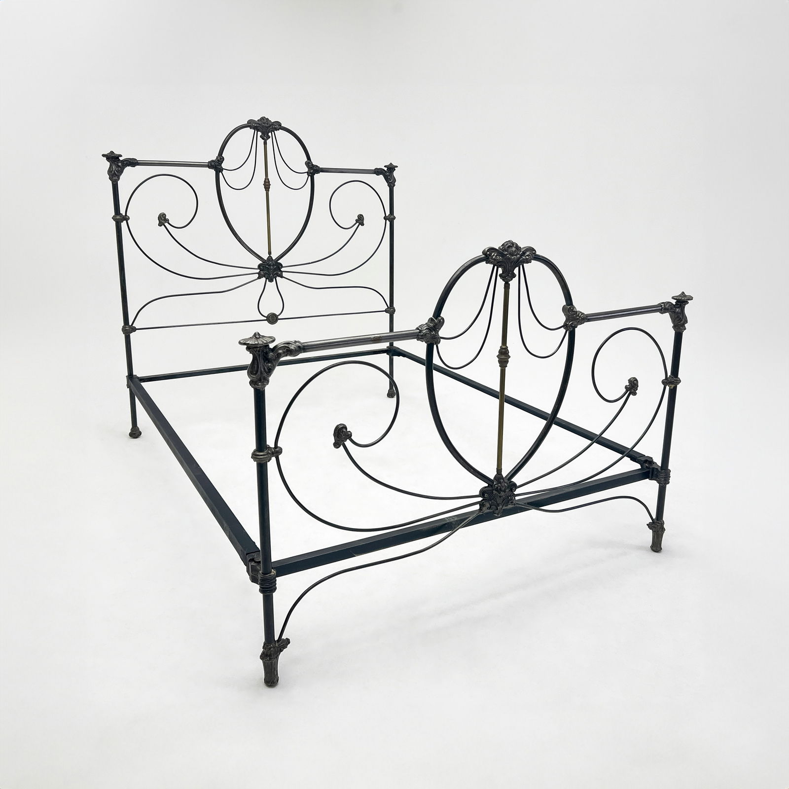 Iron and Brass Bed Frame (1 of 6)