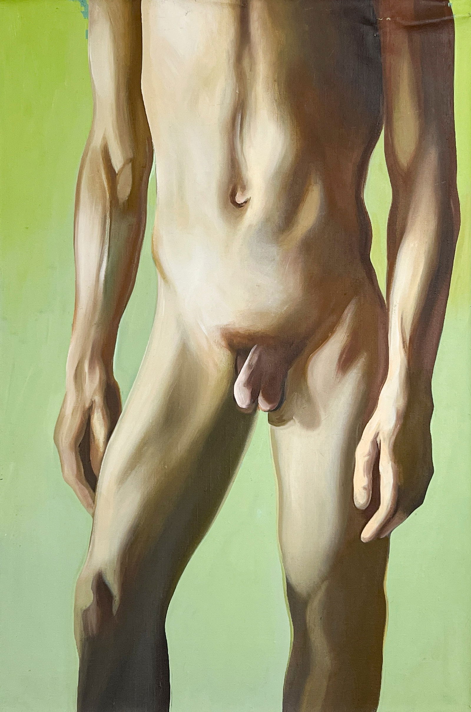 Lowell Nesbitt - Male Center Section (Homage to Jake Mitchell) (1 of 4)