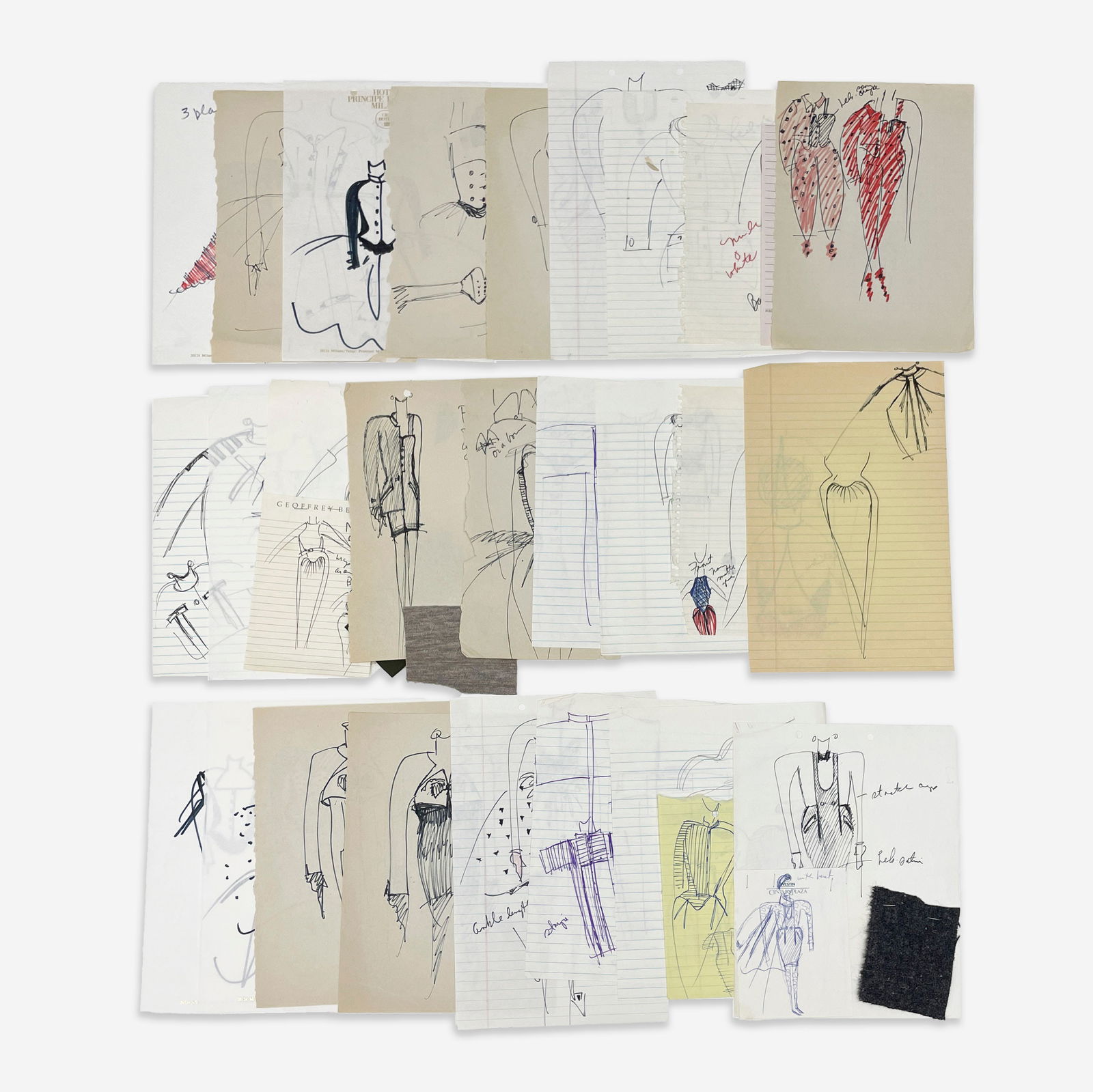 Geoffrey Beene - 28 Fashion Illustrations (1 of 3)