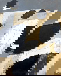 Armando Morales - Untitled (Composition in Black, White, and Gray)