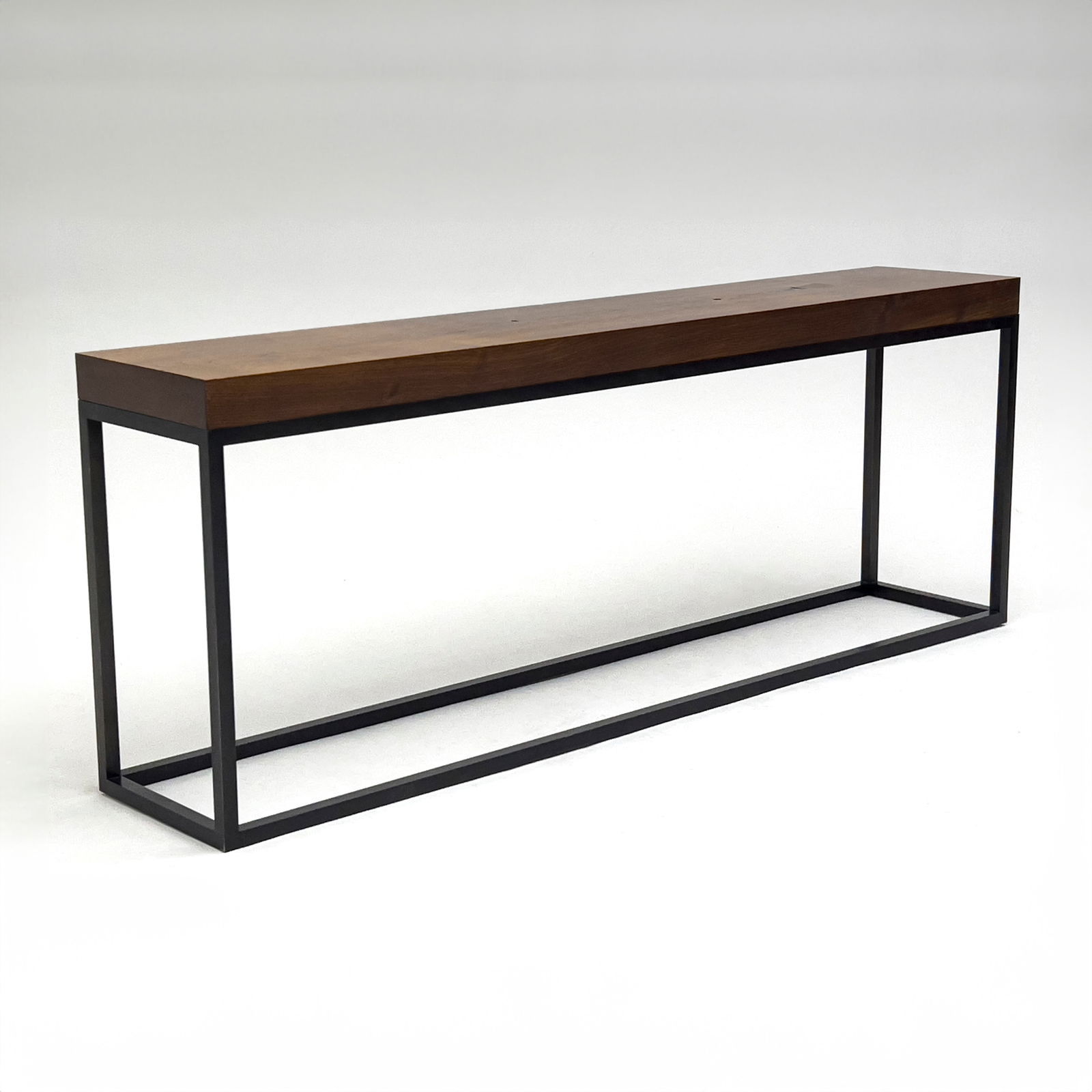 Contemporary Solid Wood Open Frame Console Table (1 of 4)