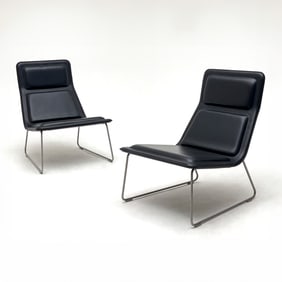 Jasper Morrison - Low Pad Chairs, Pair