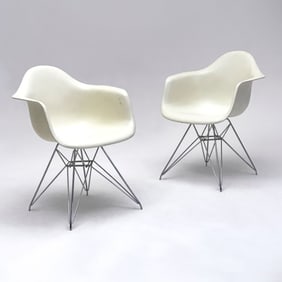 Charles and Ray Eames - DAR 'Eiffel' Arm Chair, Pair