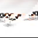 Kirsten Jones and Adam Bottomley - K2 Leather Swivel Chairs for KOI, Group of 8