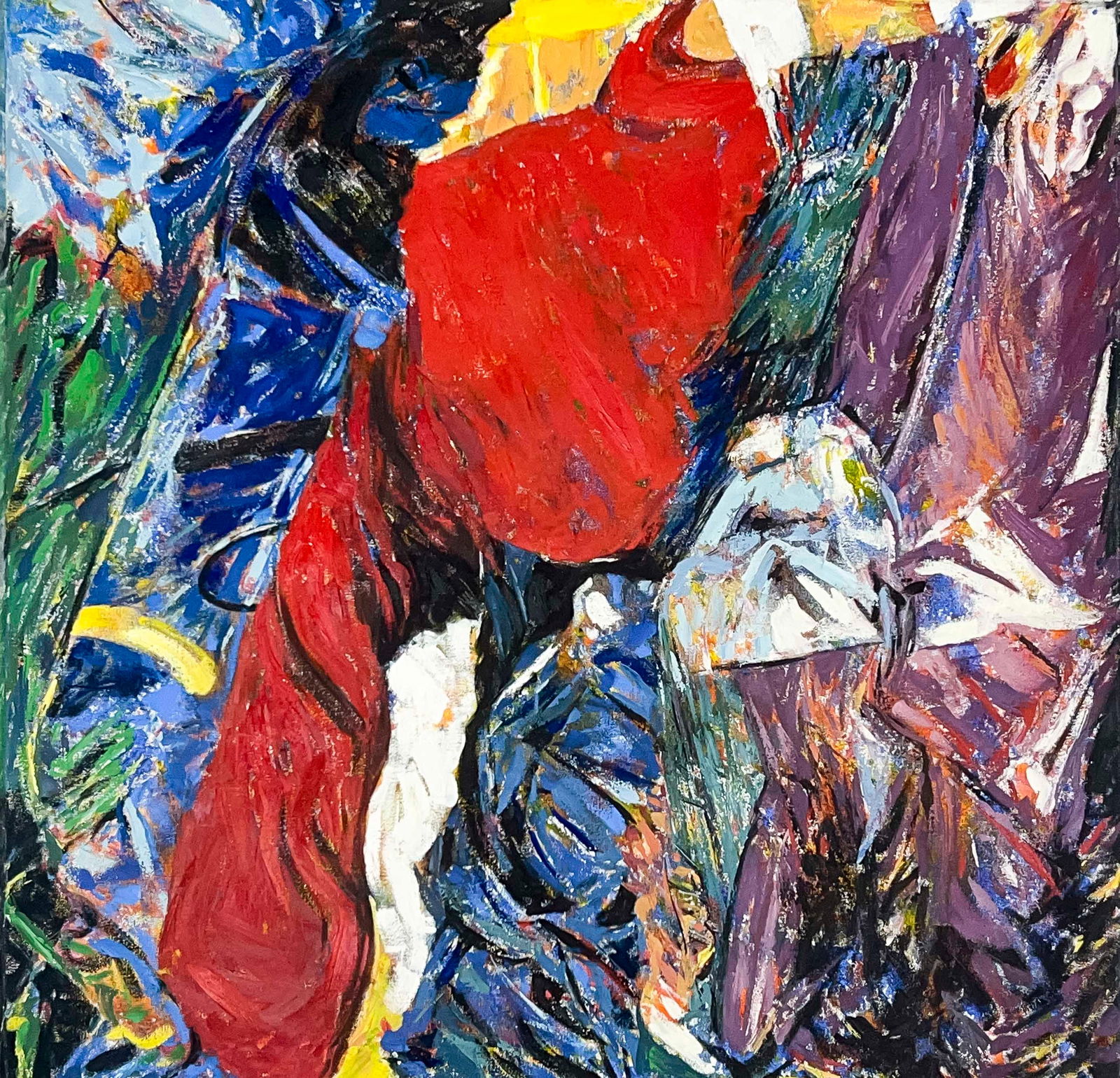 Juan Carlos Lasser - Untitled (Multicolored Composition) (1 of 4)