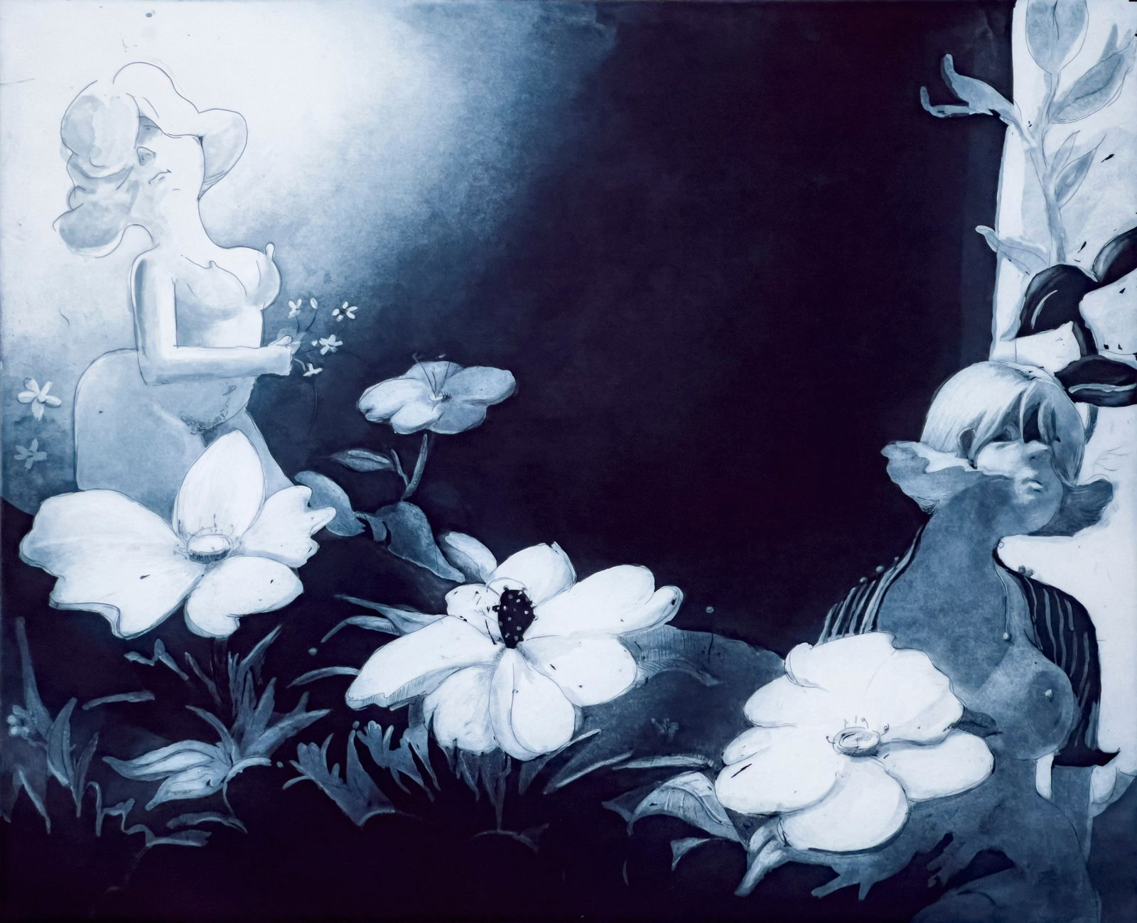 Lisa Yuskavage - Night Flowers (1 of 4)