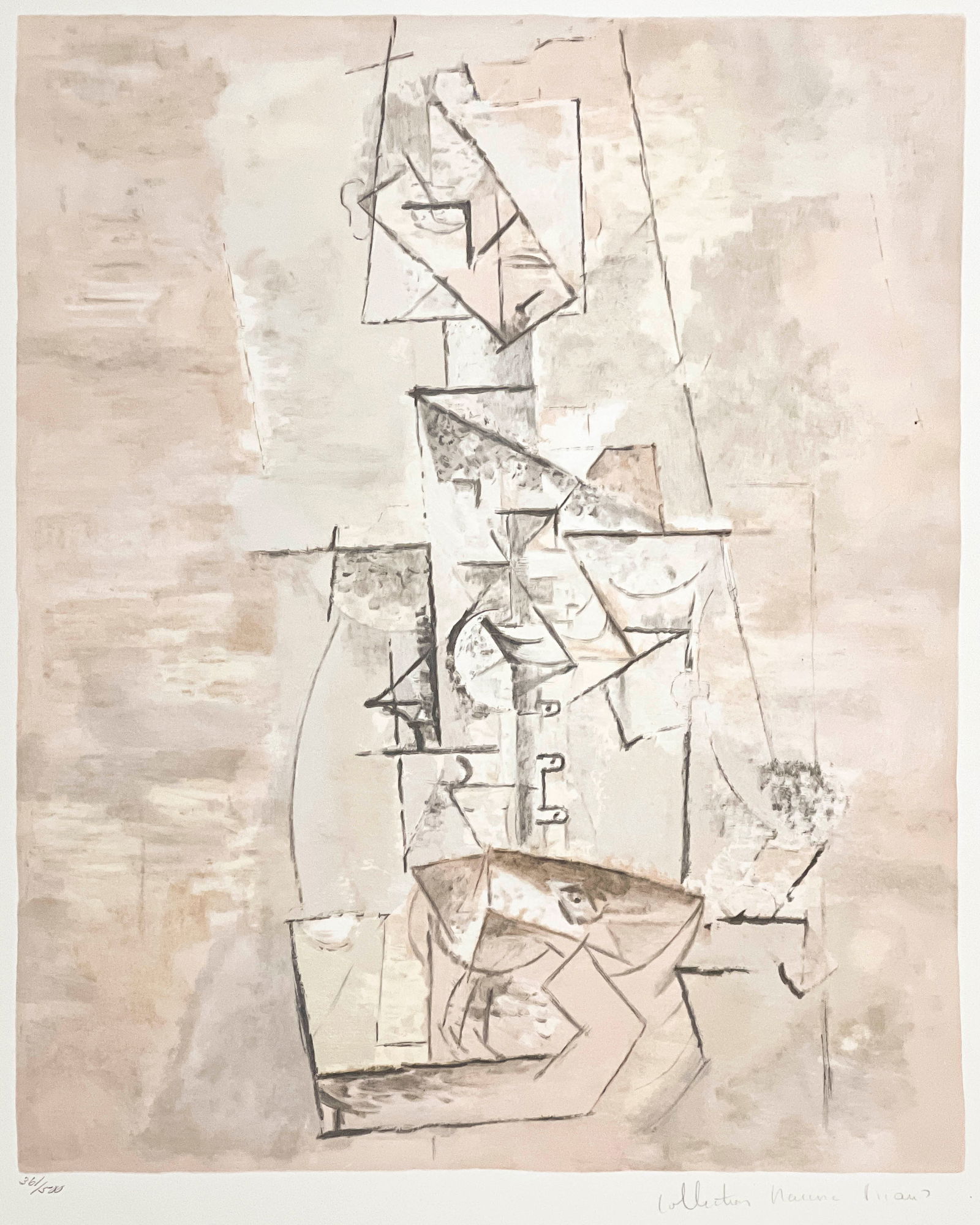 after Pablo Picasso - Femme a la Mandoline (1 of 5)