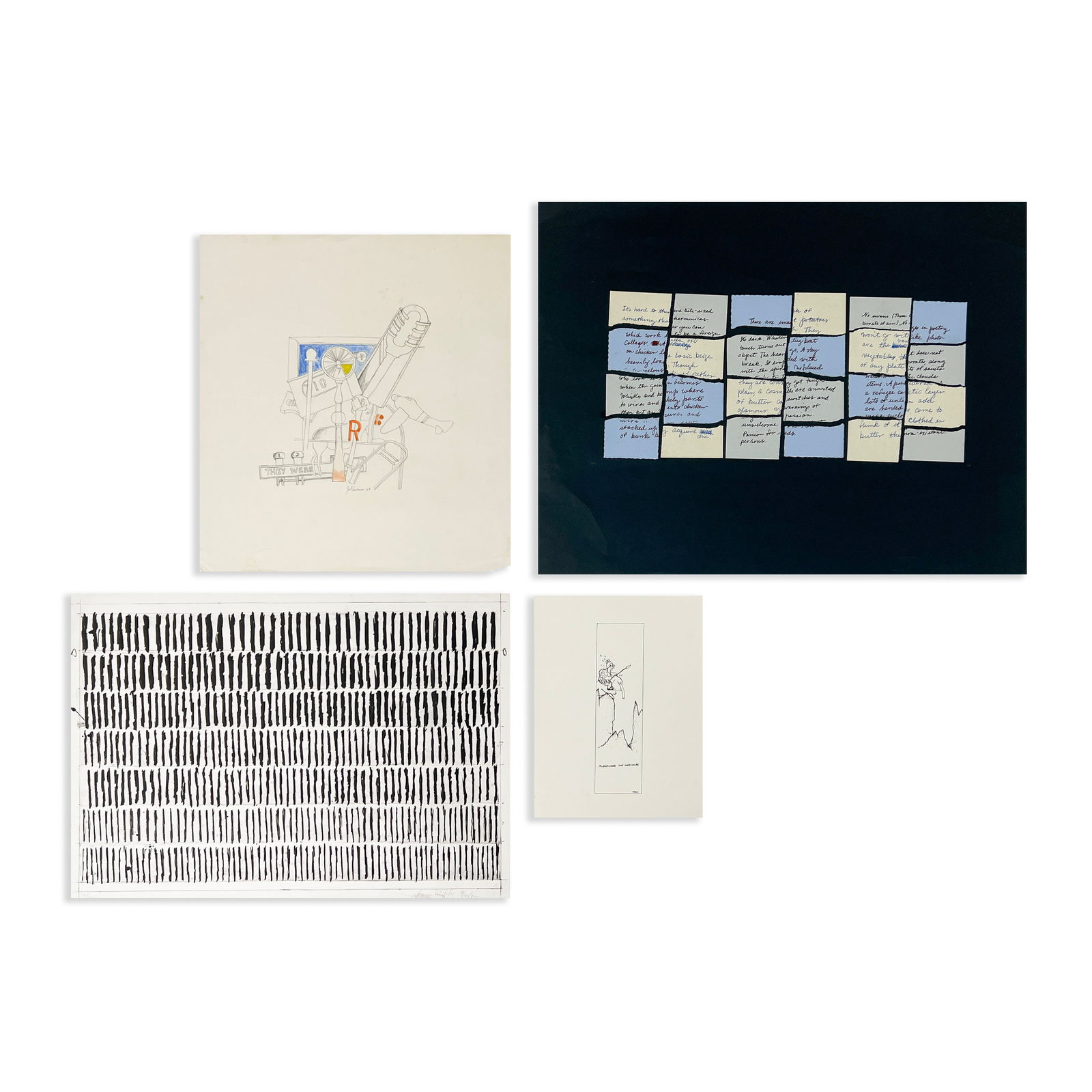 Works on Paper, Group of 4 (1 of 6)