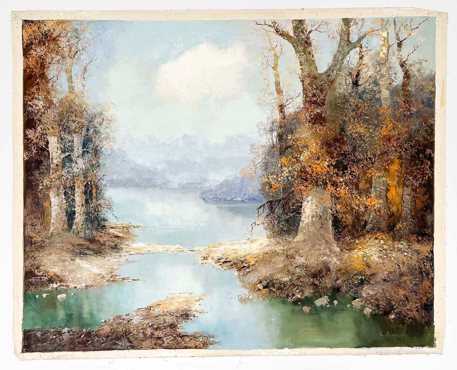 Willi Bauer - Untitled (Autumn Lake) (1 of 4)