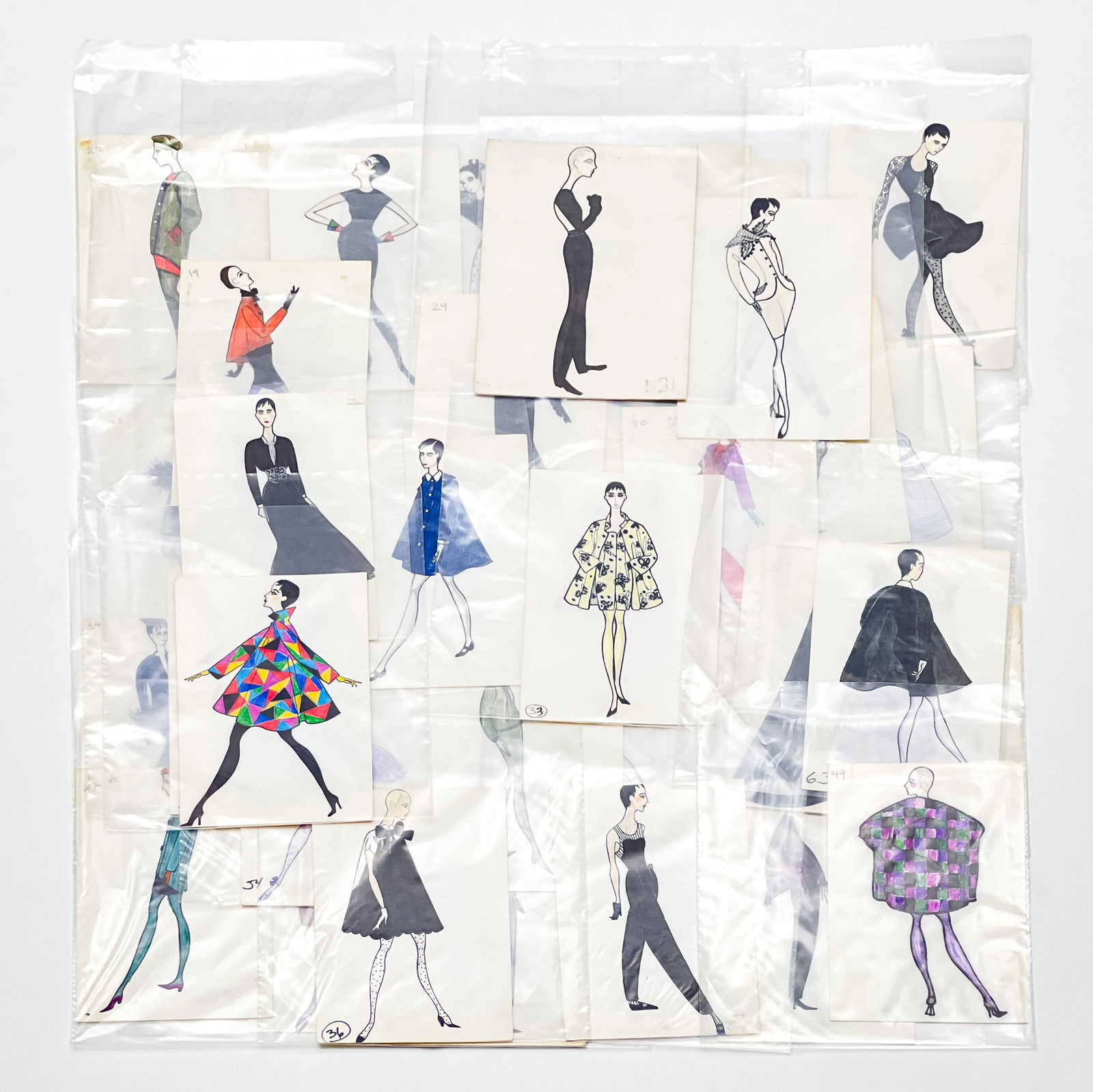 Gene Meyer - 47 Illustrations for Geoffrey Beene (1 of 7)