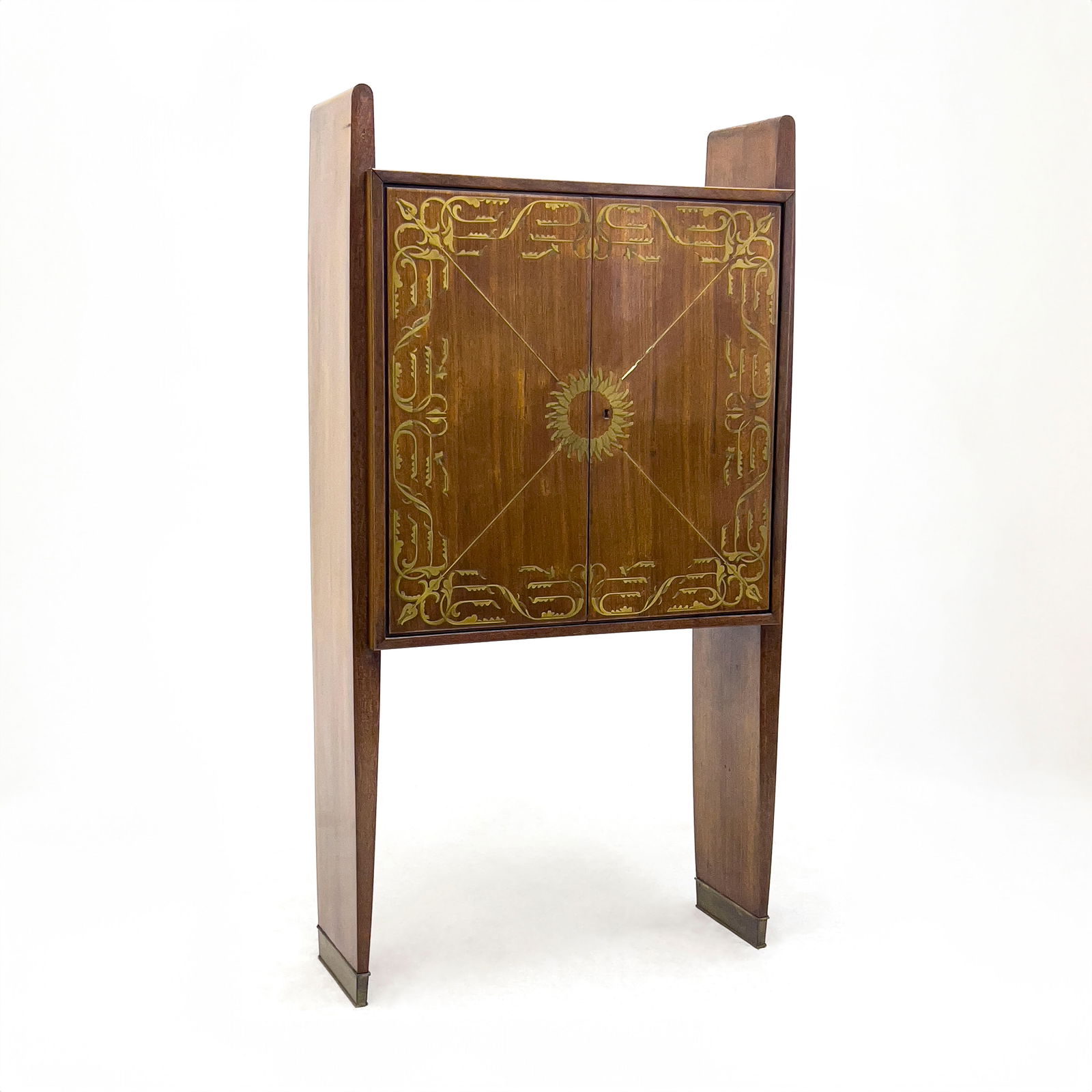 Gio Ponti Style Two Door Wall Cabinet (1 of 8)