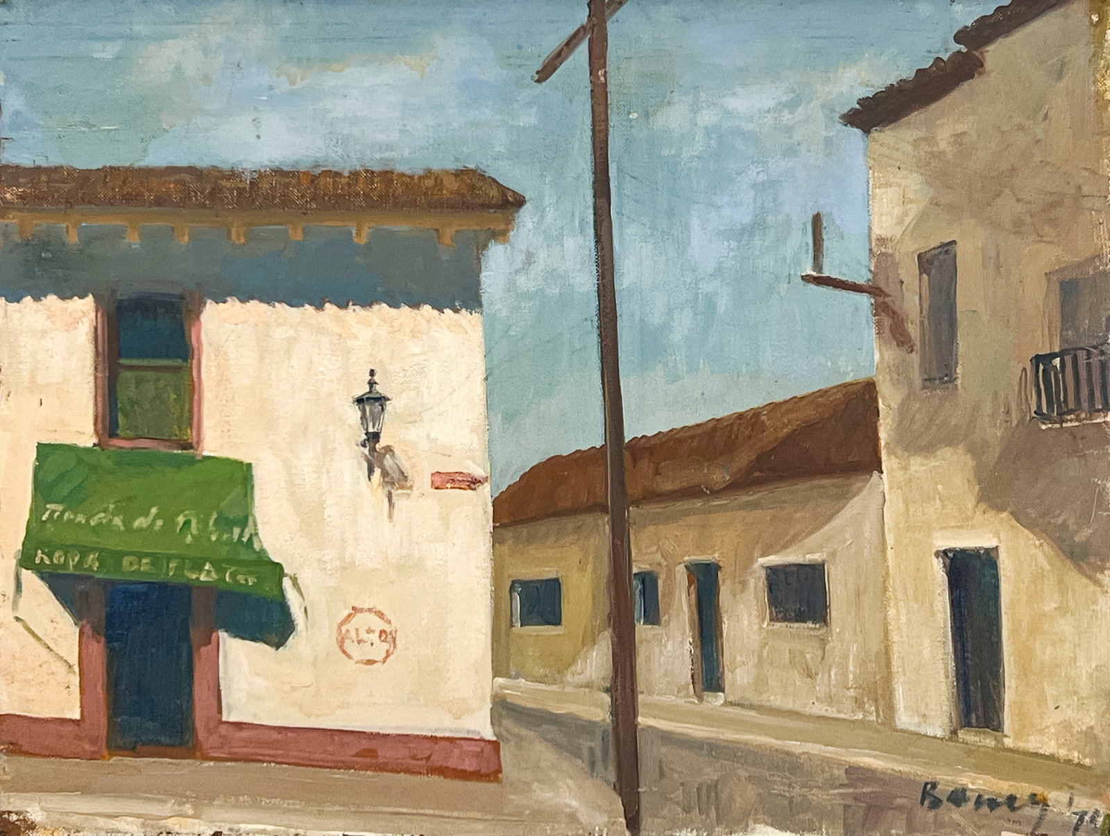 Albert Bela Bauer - Untitled (Village Scene) (1 of 4)
