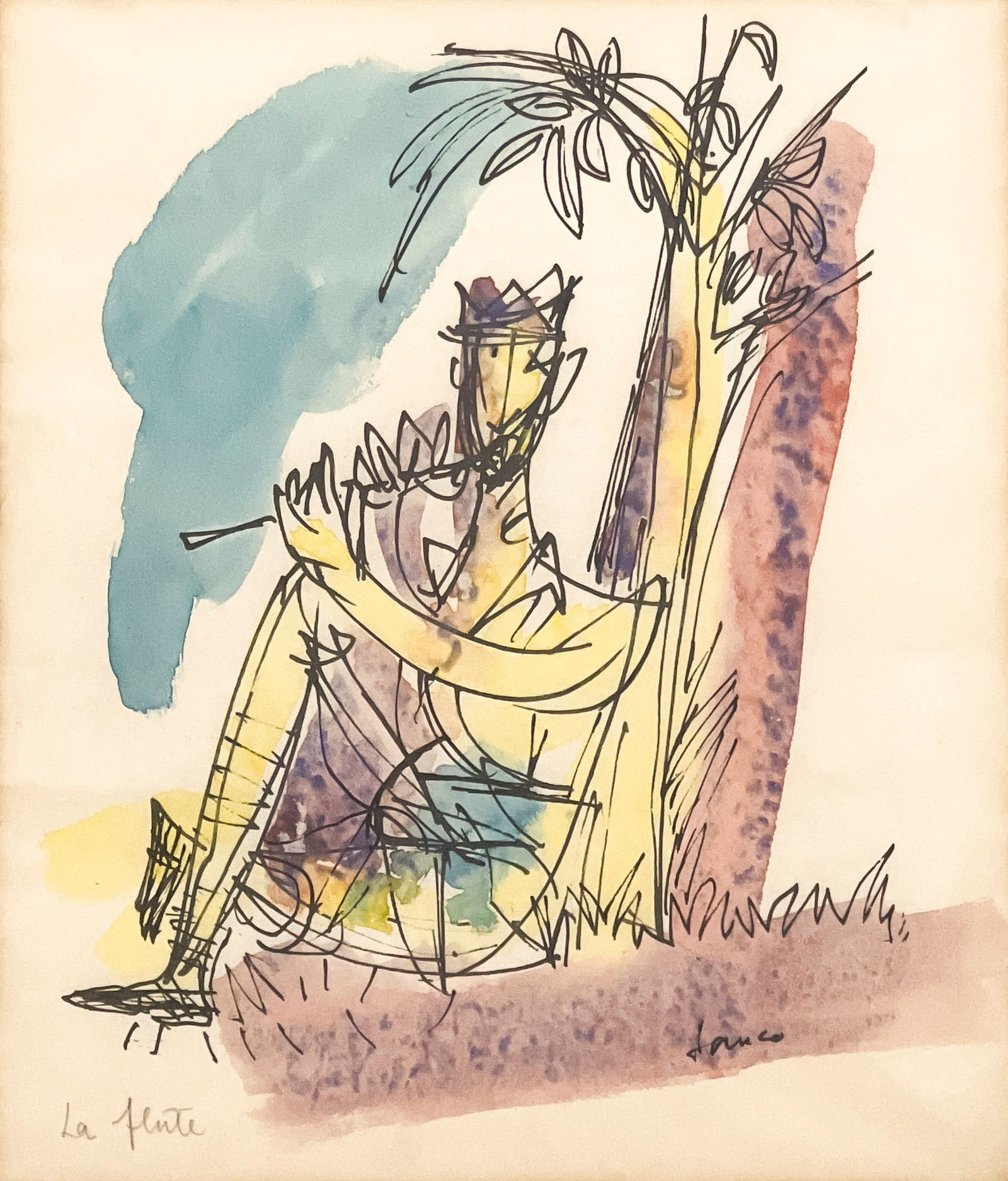 Marcel Janco - La Flute (1 of 5)