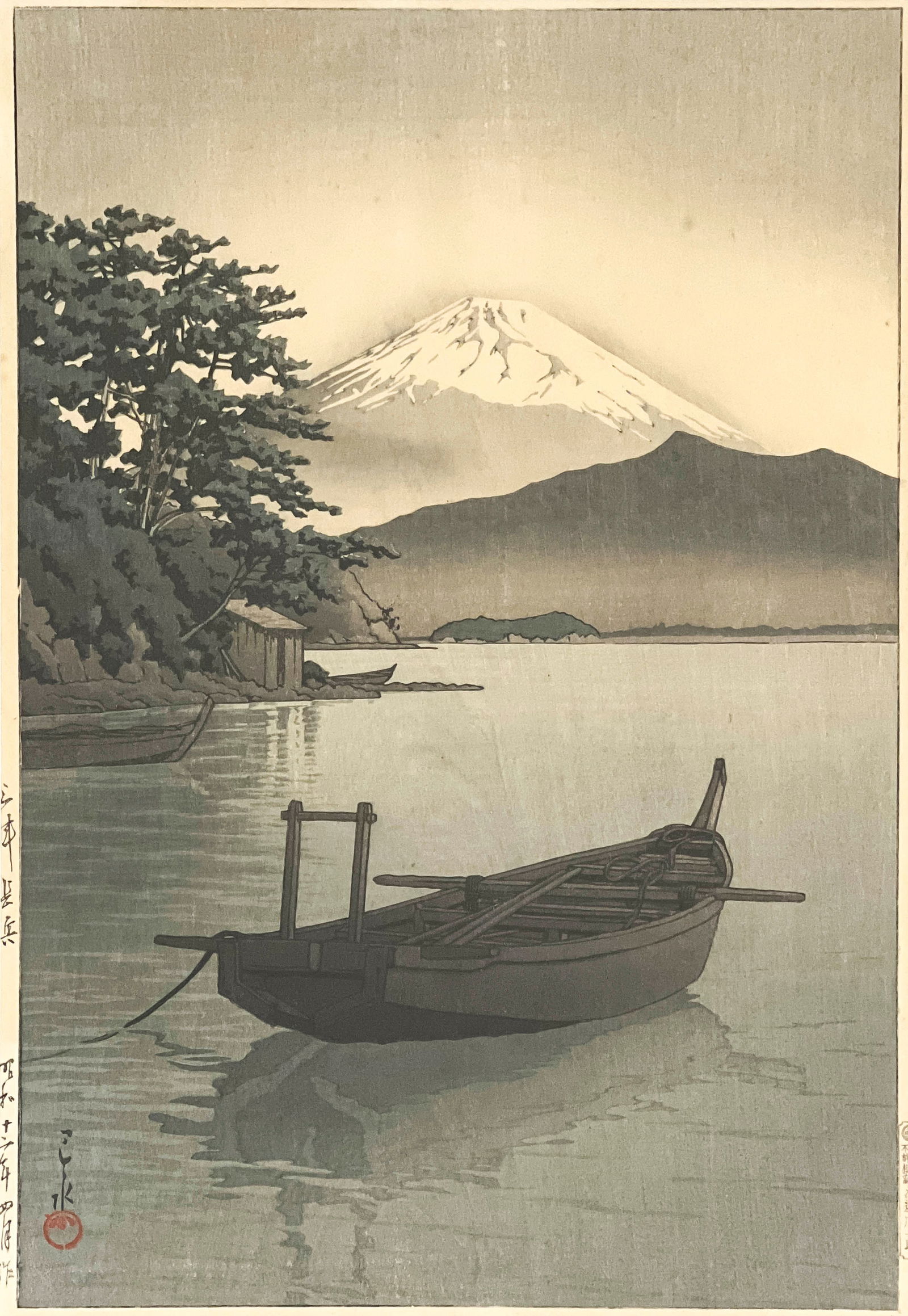 Kawase Hasui - Nagahama Beach in Mito (1 of 6)