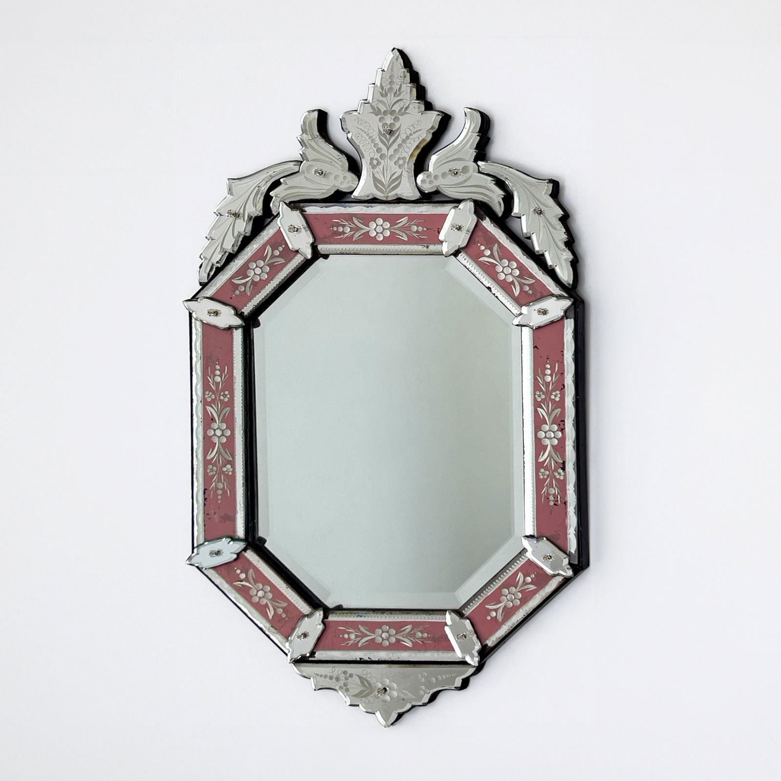 Venetian Etched Glass Mirror (1 of 6)