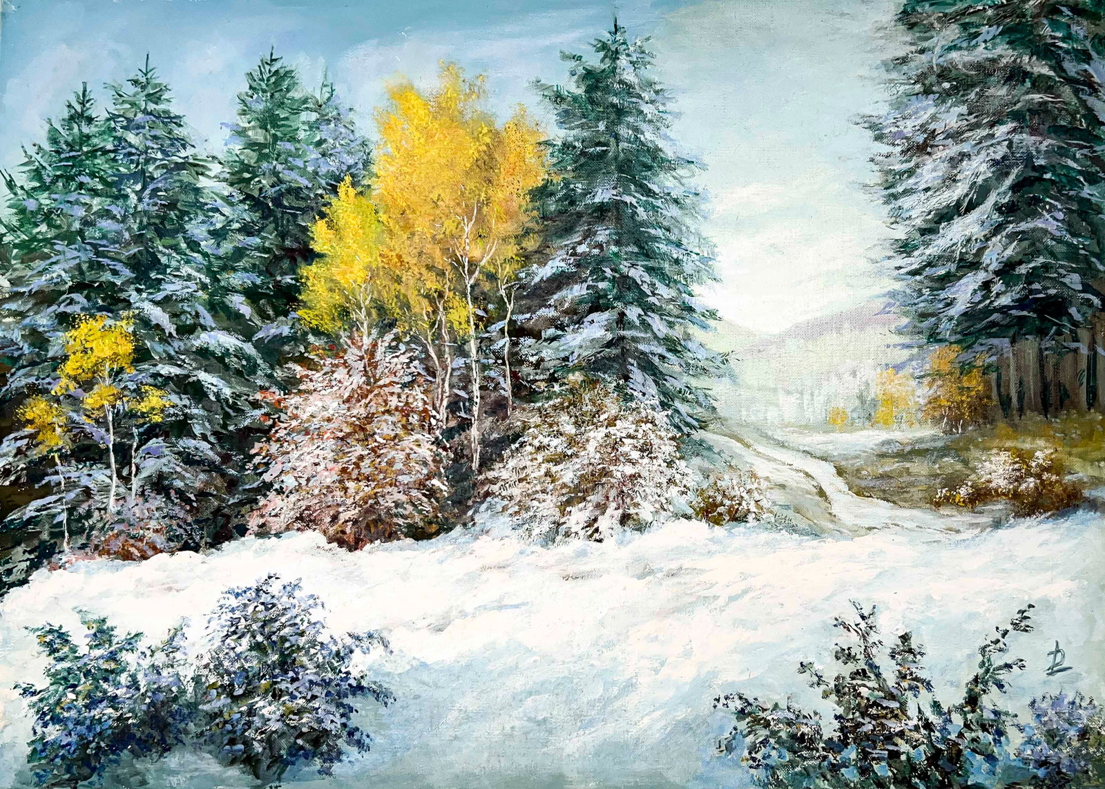 Unknown Artist - Untitled (Winter Foliage) (1 of 4)