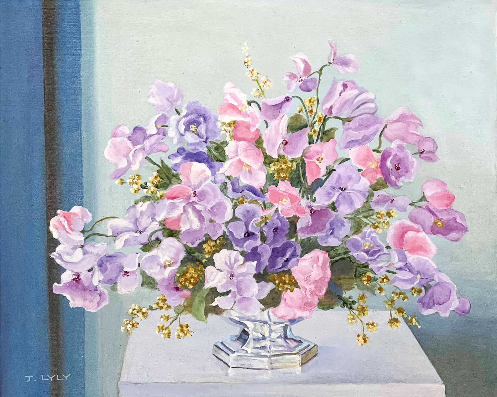 Joanna Lyly Wang - Untitled (Sweet Pea Bouquet) (1 of 4)