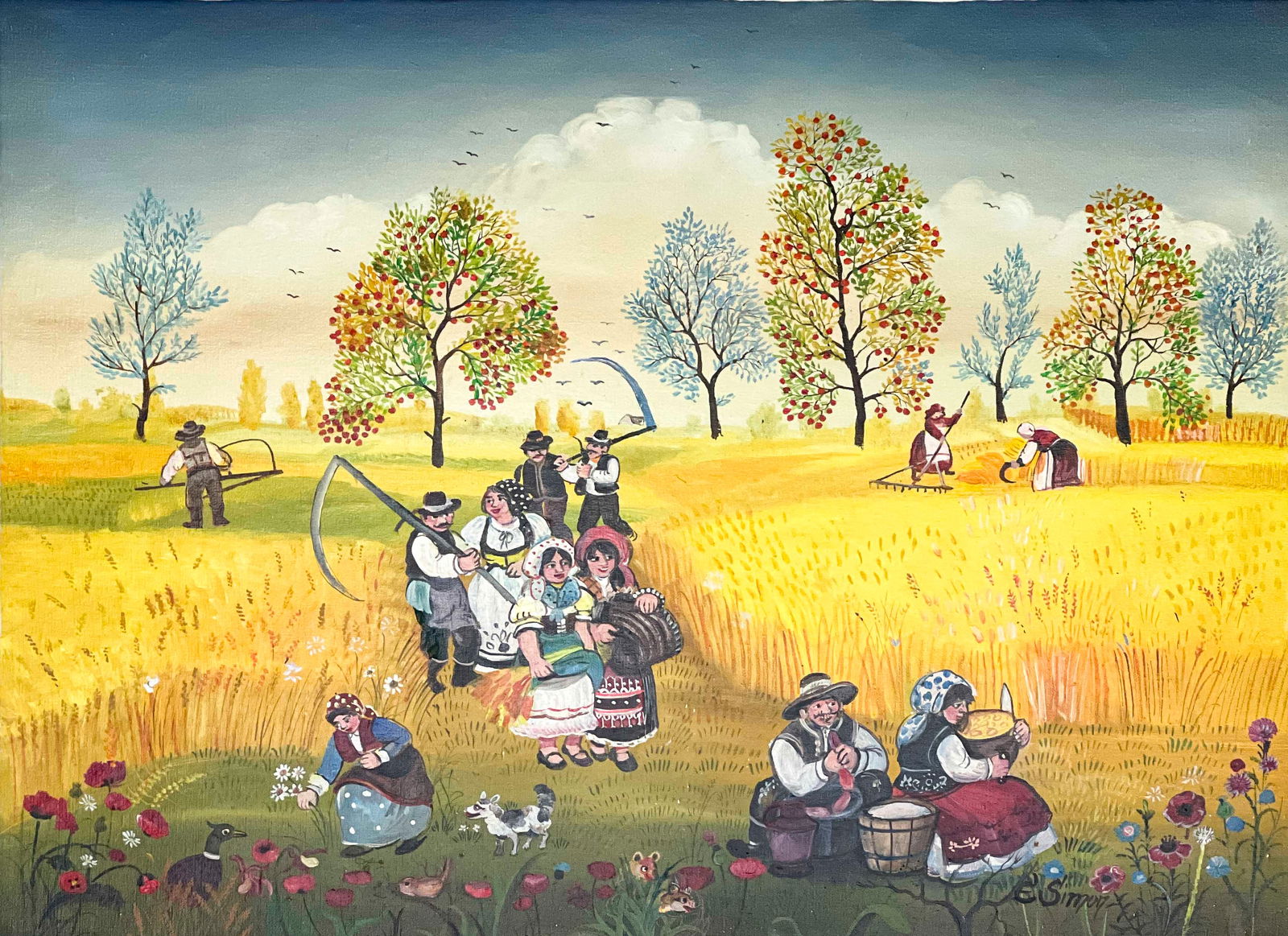 Edith Simon - Untitled (Farmers in Field) (1 of 4)