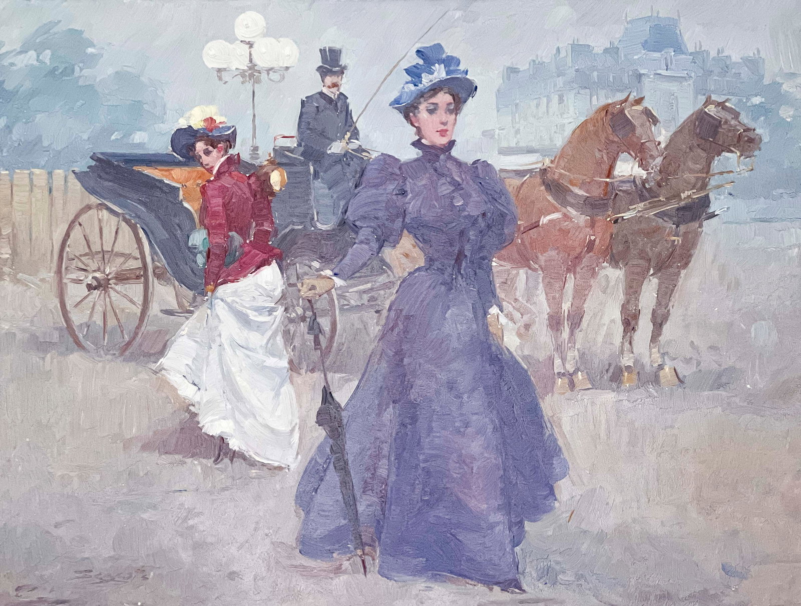 Luis Sagasta - Untitled (Street Scene) (1 of 4)