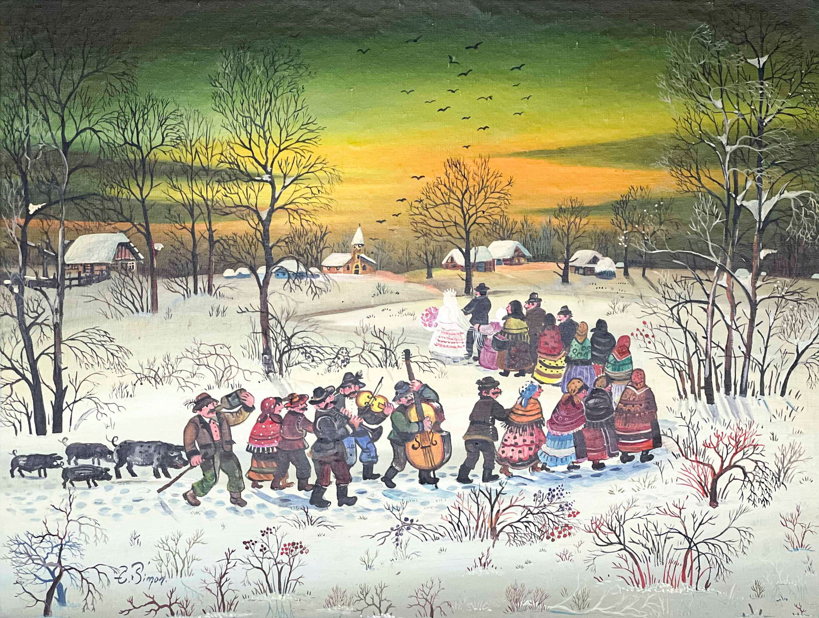 Edith Simon - Untitled (Wedding Scene) (1 of 4)