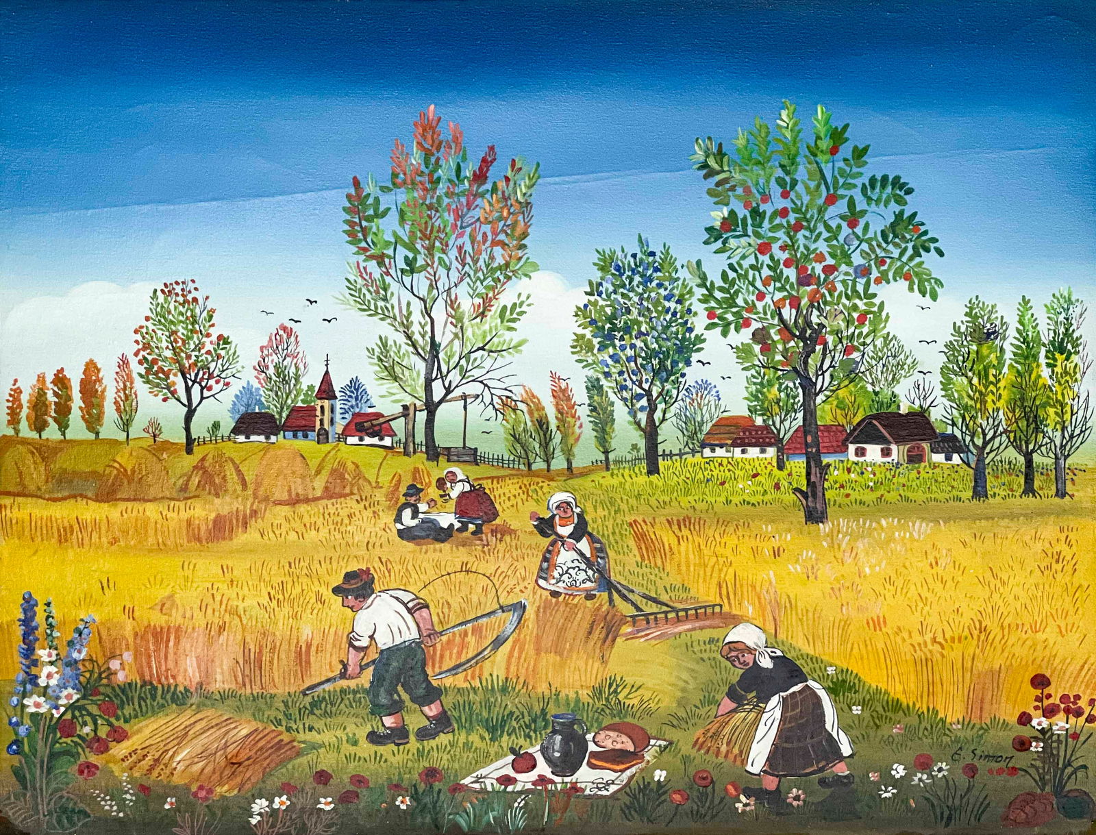Edith Simon - Untitled (Farmers Working) (1 of 4)