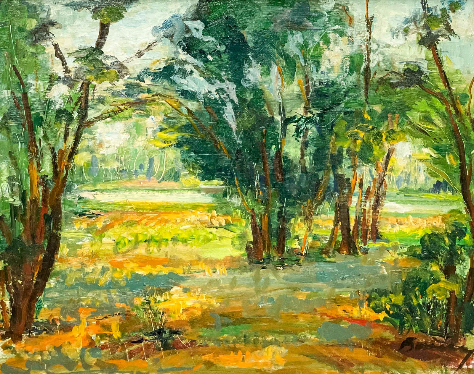 Albert Bela Bauer - Untitled (Landscape) (1 of 4)