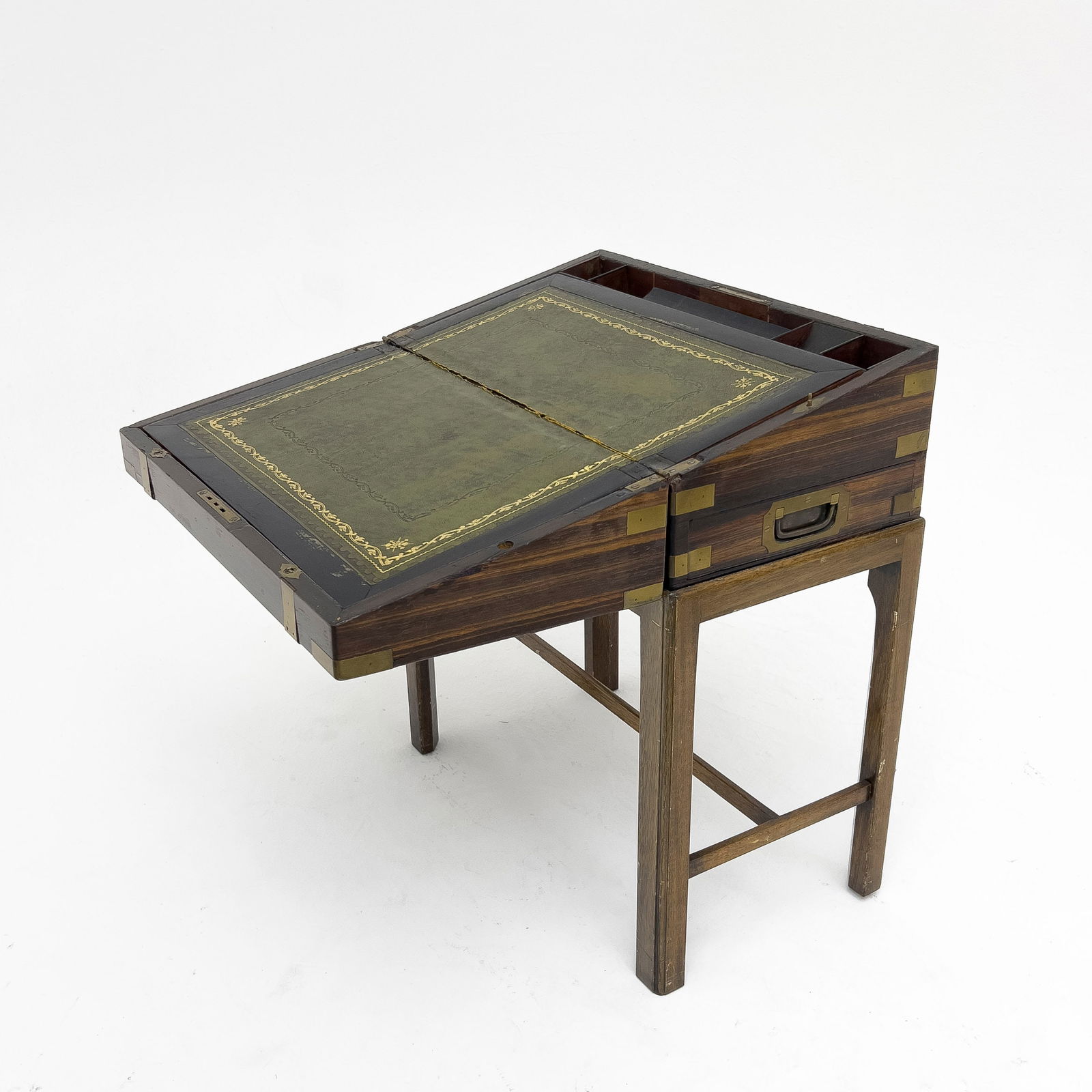 Victorian Wood and Brass Lap Desk (1 of 5)
