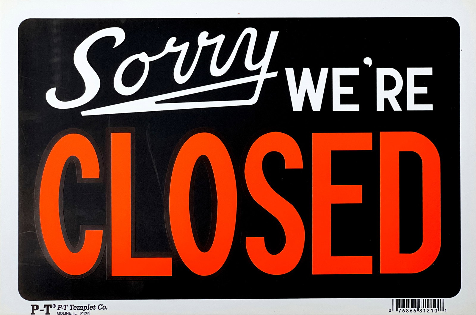 Adam McEwen - Sorry, We're Closed: Lot 160 Adam McEwen British (b. 1965) Sorry, We're Closed (2012) serigraph signed verso, editioned 135/150 sheet: 8 x 12 inches unframed